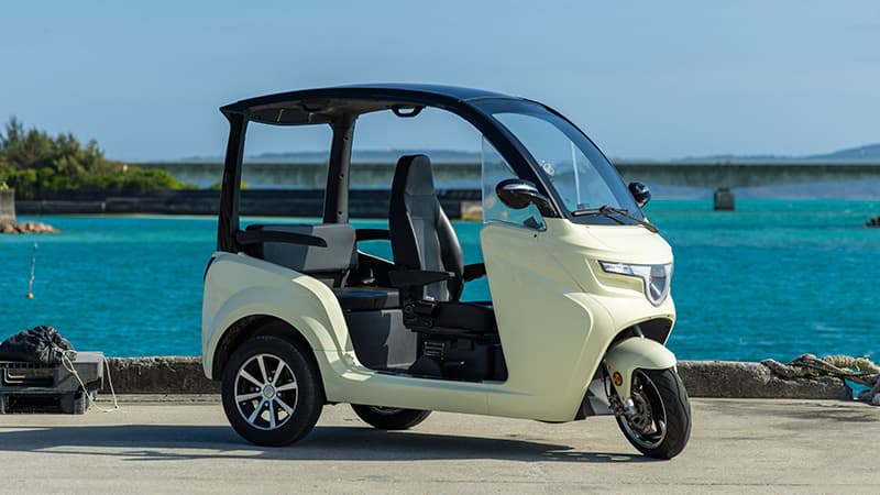 レンタル電動トゥクトゥク